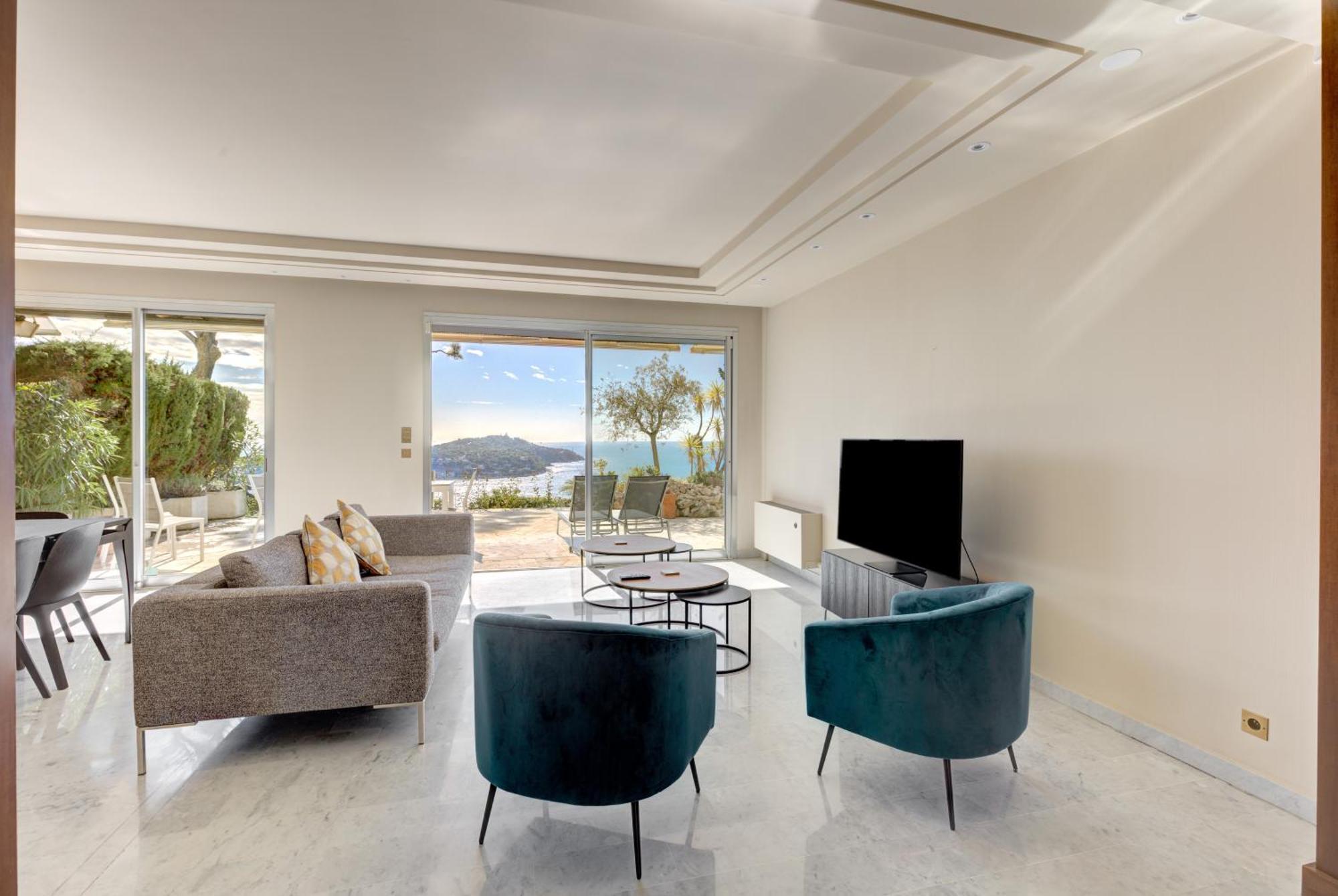 Giant Terrace On A Stunning View Apartment Villefranche-sur-Mer Luaran gambar