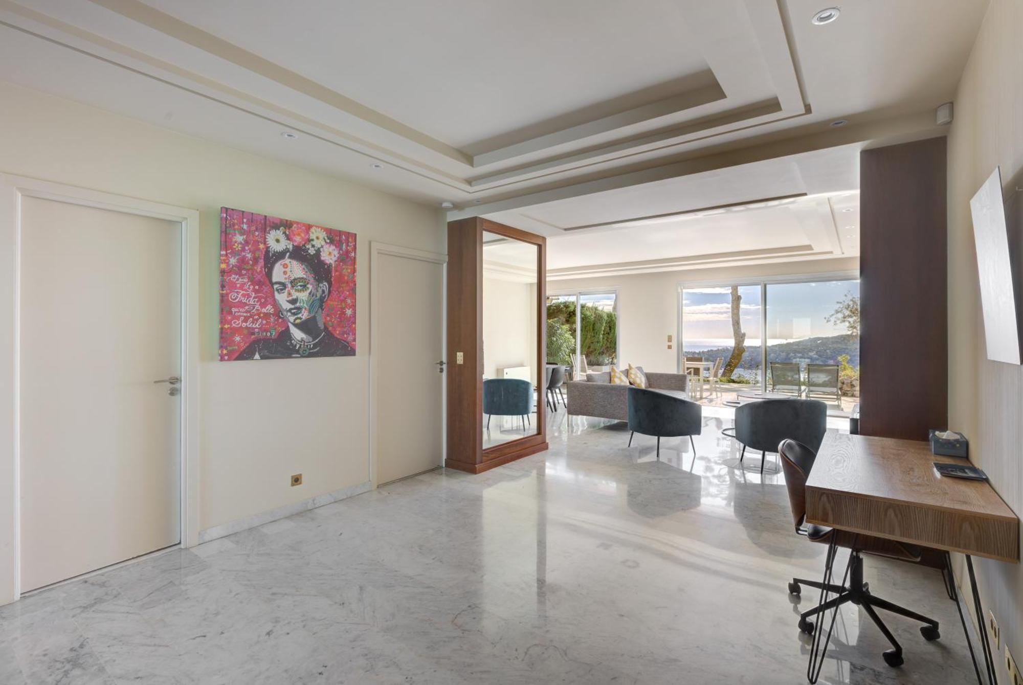 Giant Terrace On A Stunning View Apartment Villefranche-sur-Mer Luaran gambar