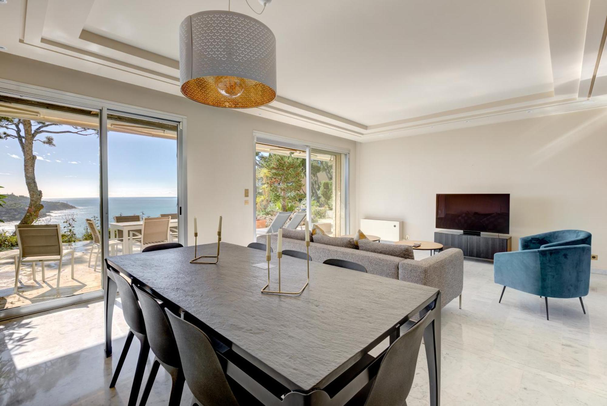 Giant Terrace On A Stunning View Apartment Villefranche-sur-Mer Luaran gambar